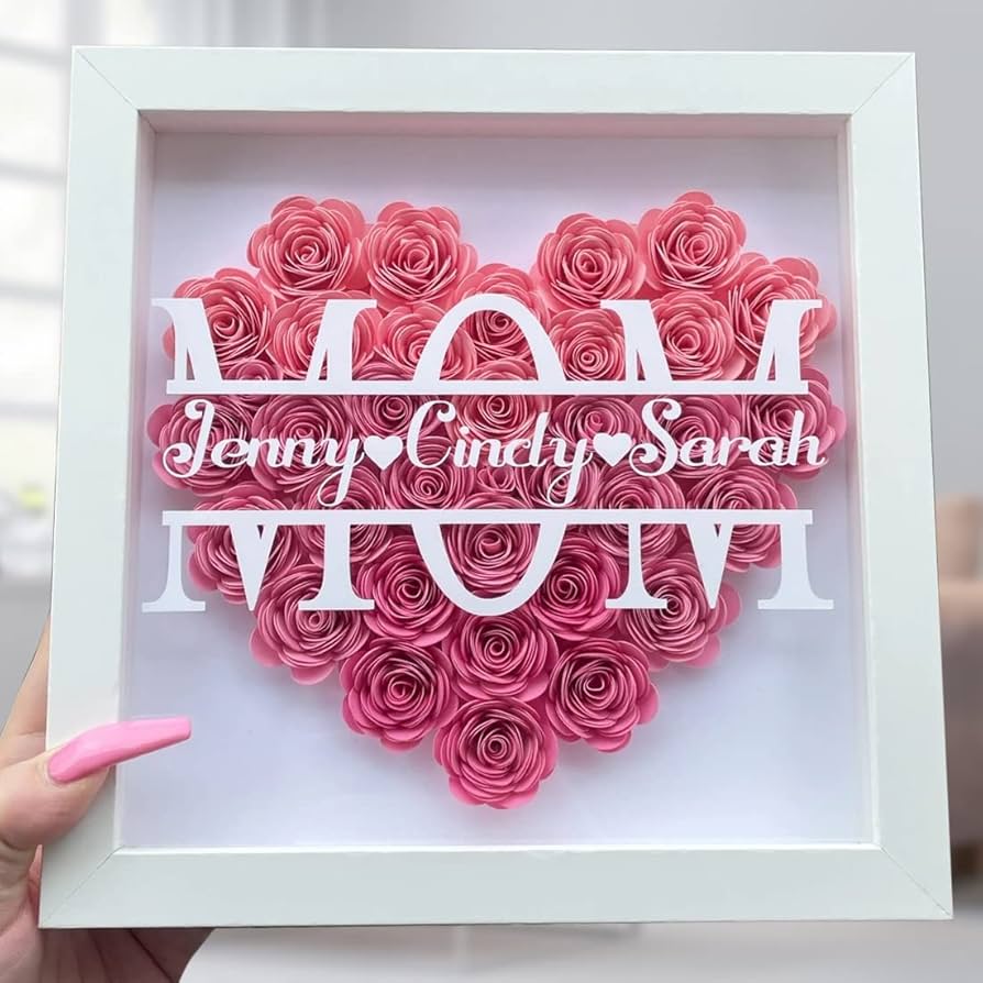 Personalized Mom Rose Frame