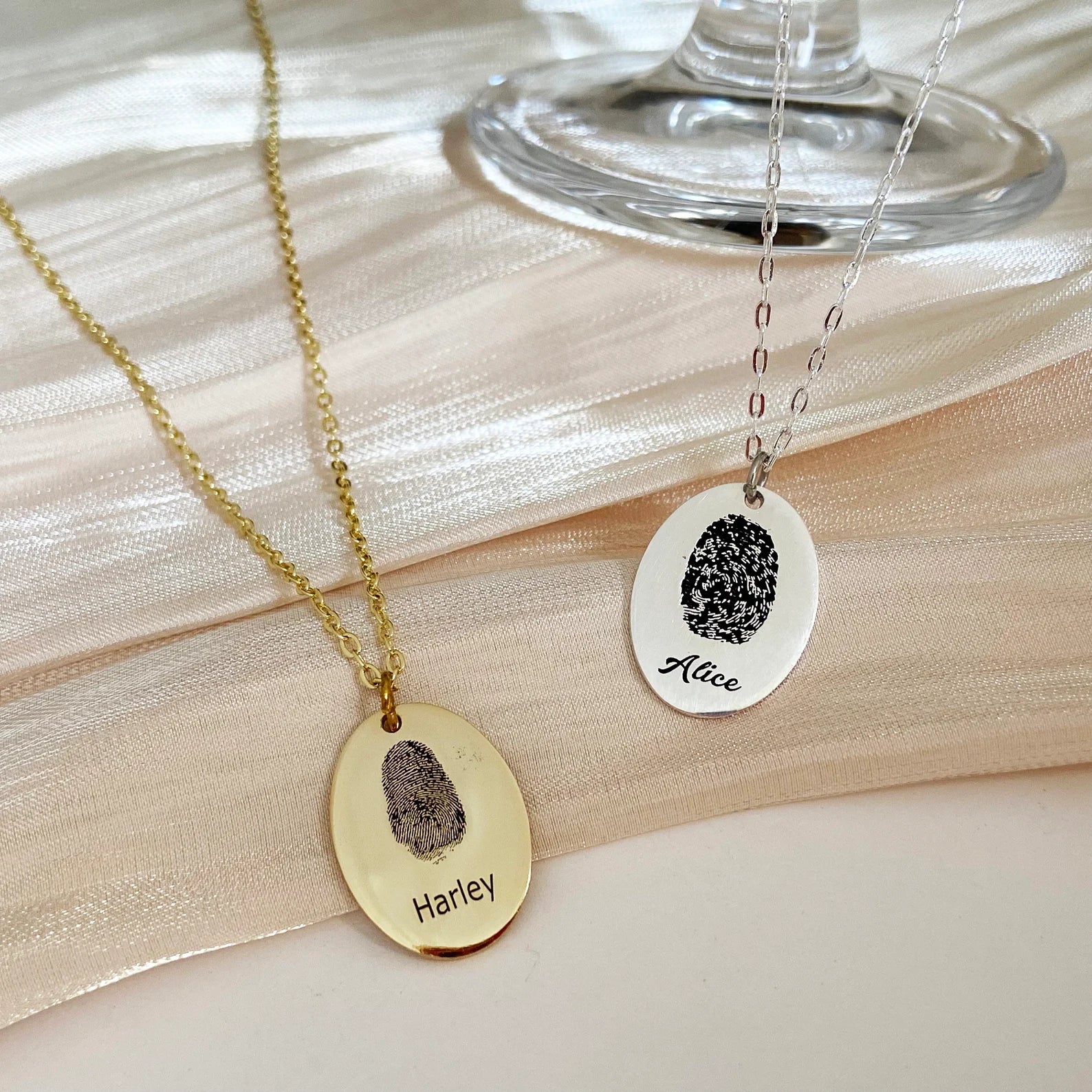 Custom Fingerprint Necklace