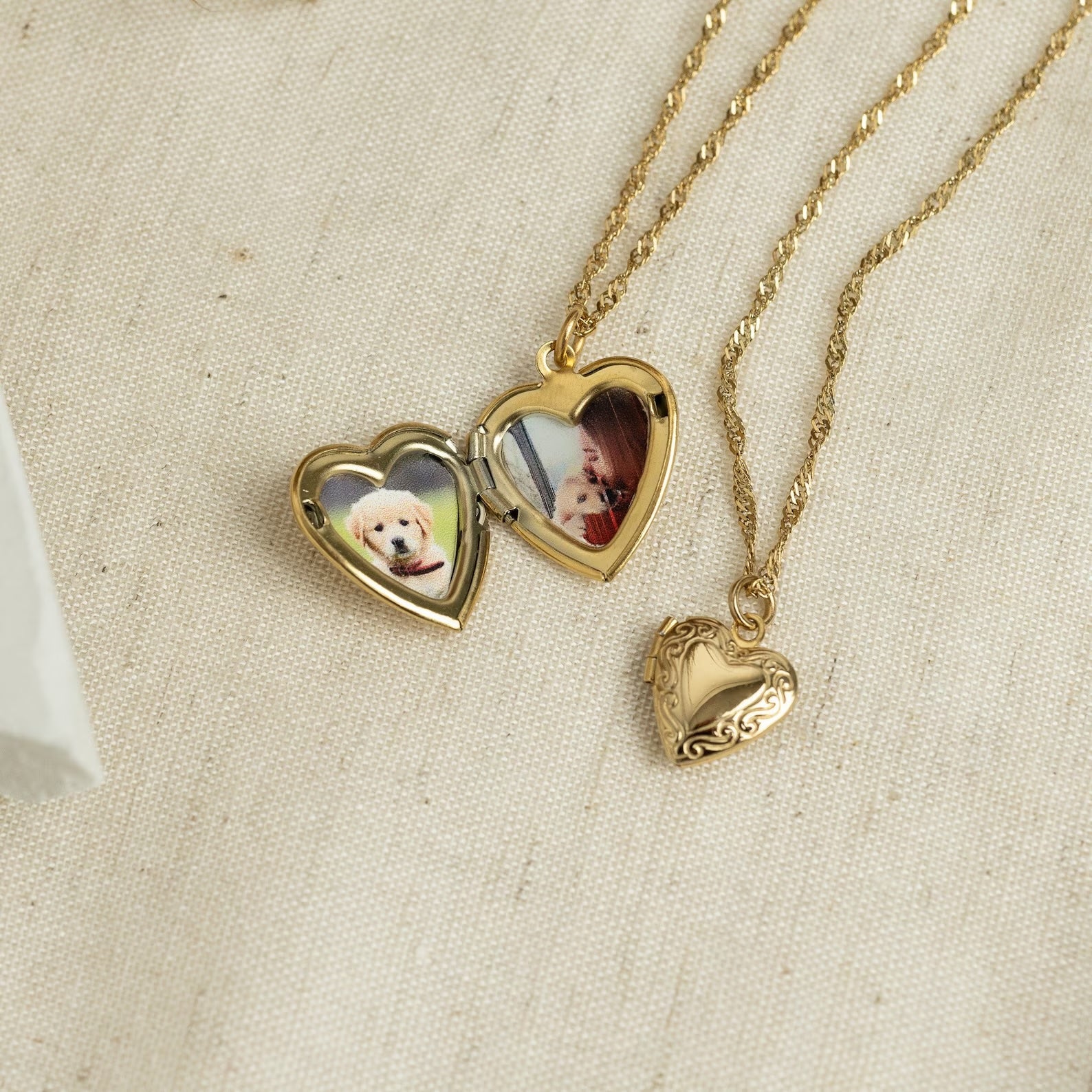 Personalized Heart Lock Necklace