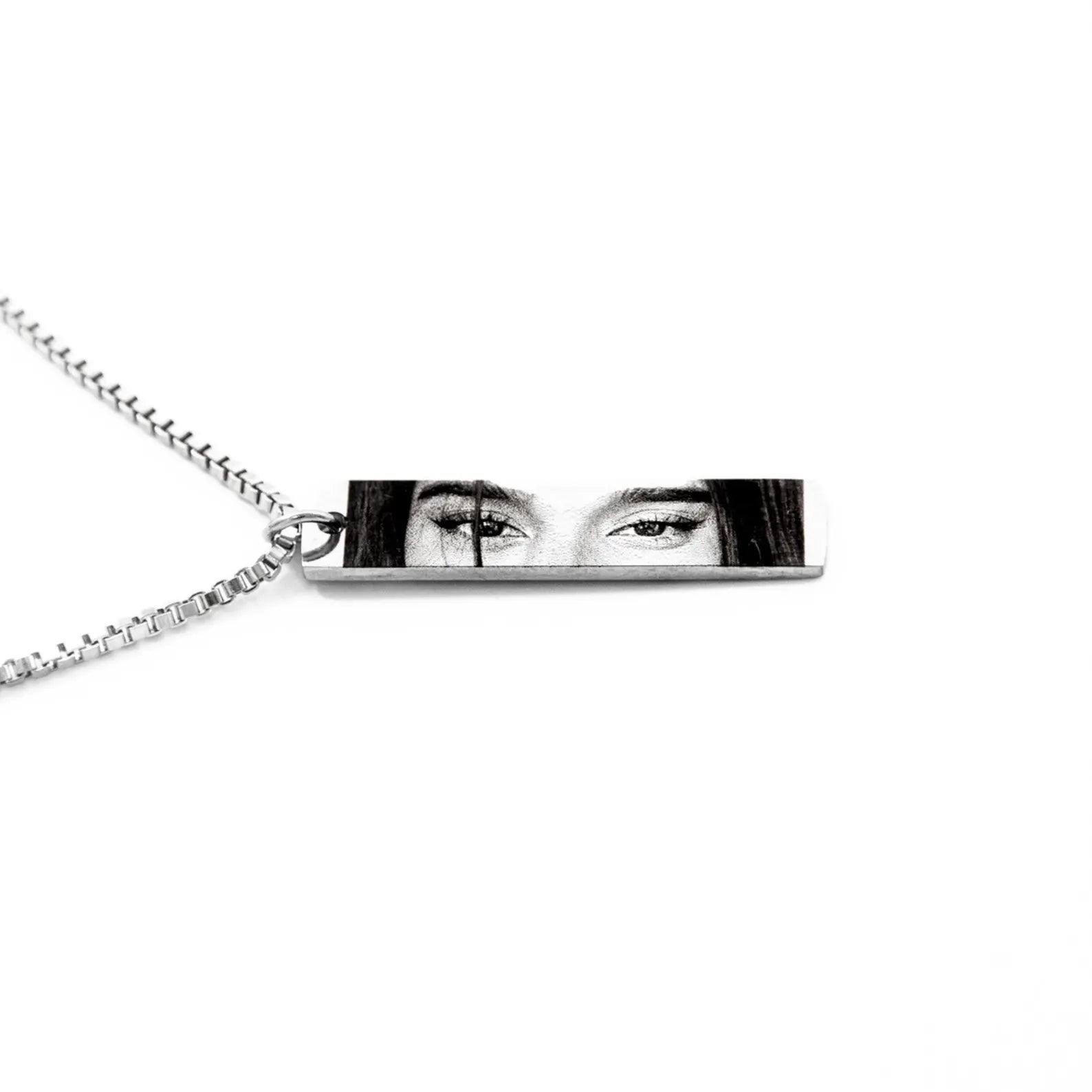 Custom Eyes Photo Necklace