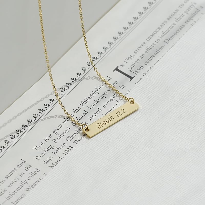 Personalized Bible Verse Necklace