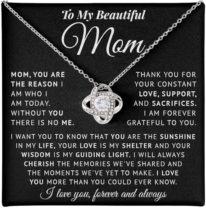 Message To Mom Necklace Box