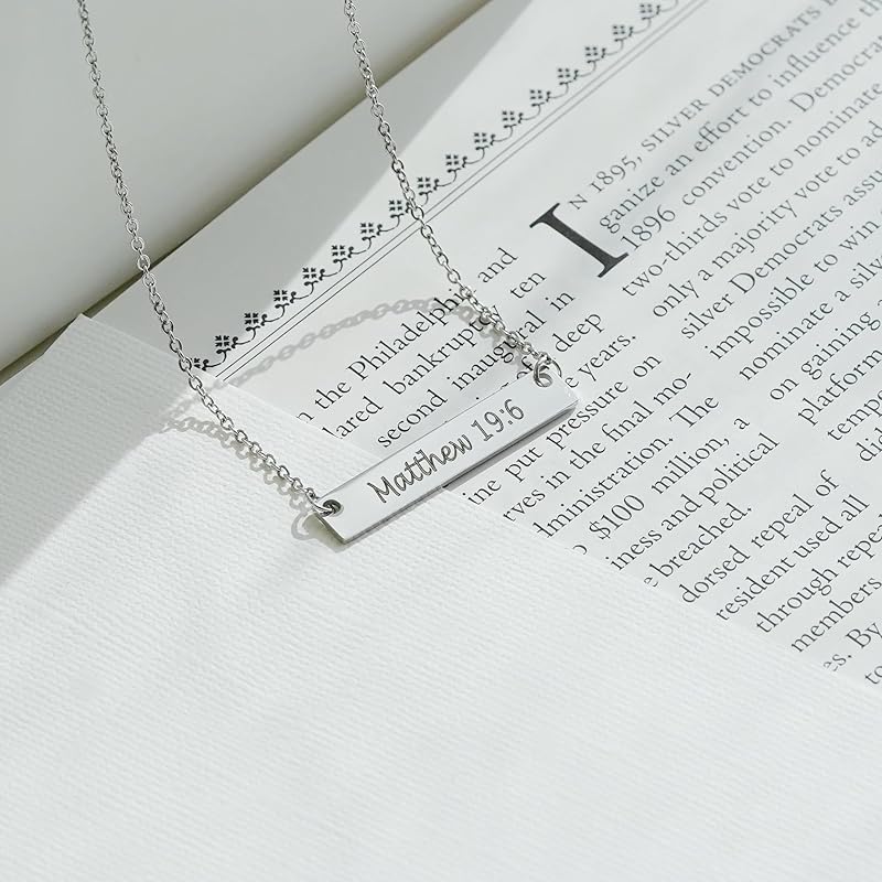 Personalized Bible Verse Necklace