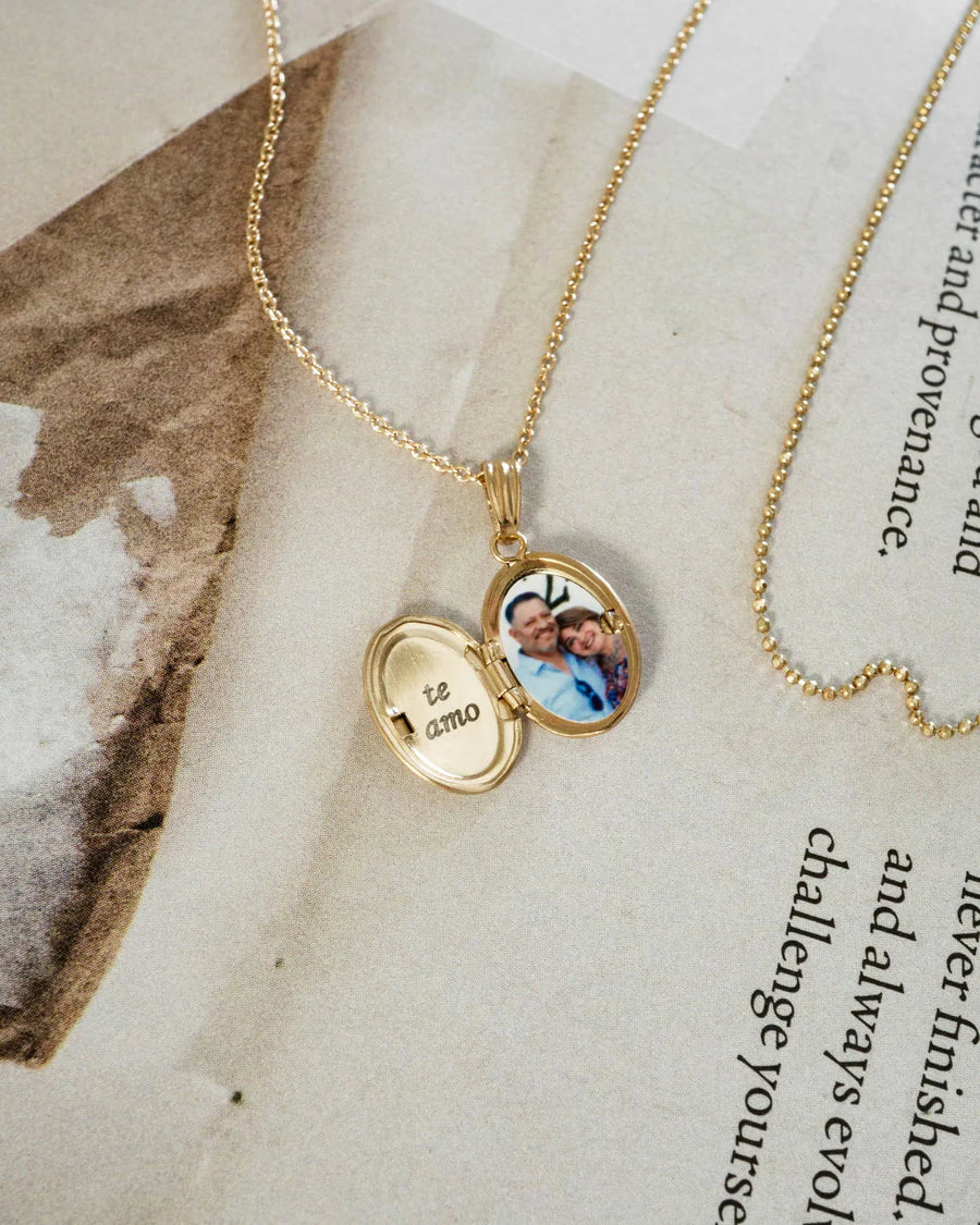 Personalized Heart Lock Necklace