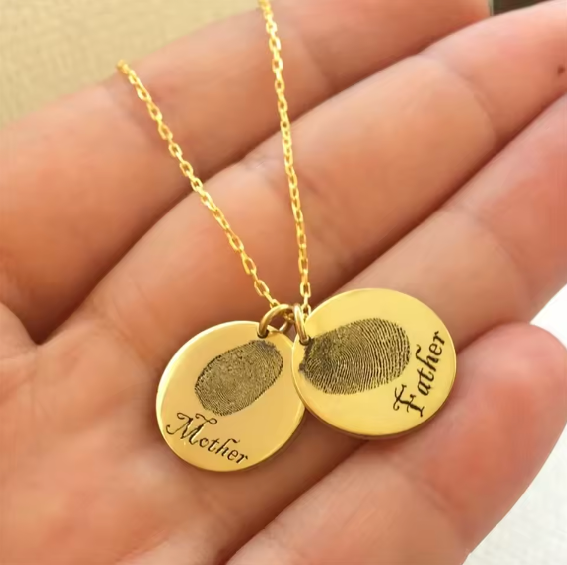 Custom Fingerprint Necklace