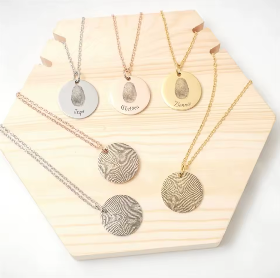 Custom Fingerprint Necklace