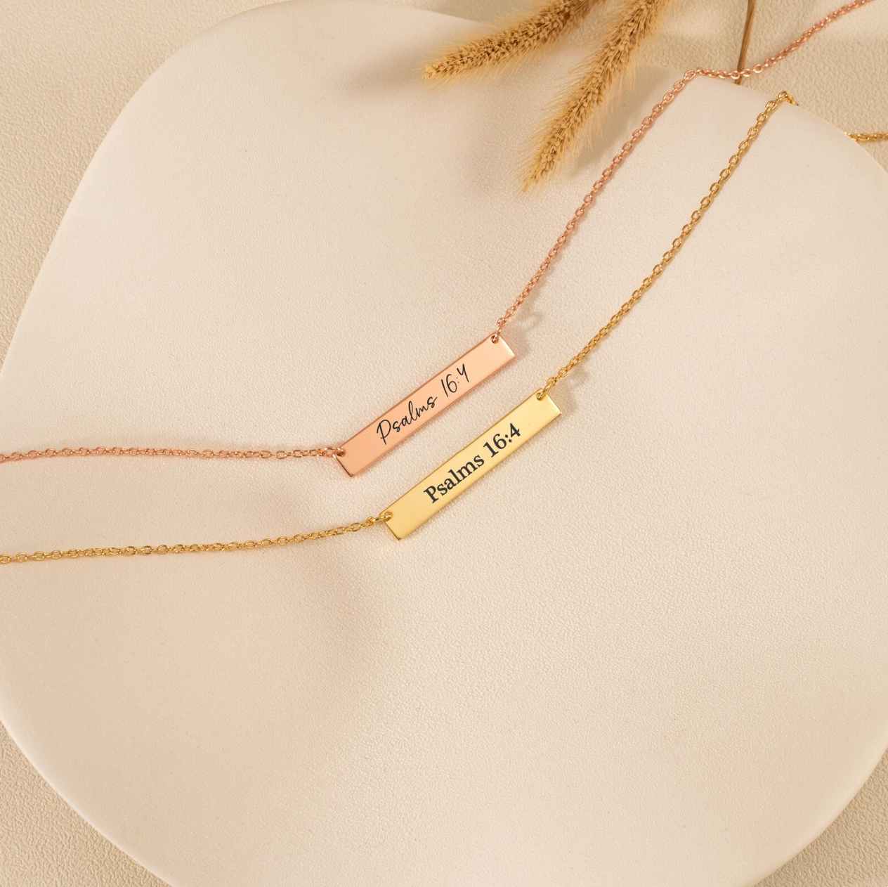 Personalized Bible Verse Necklace