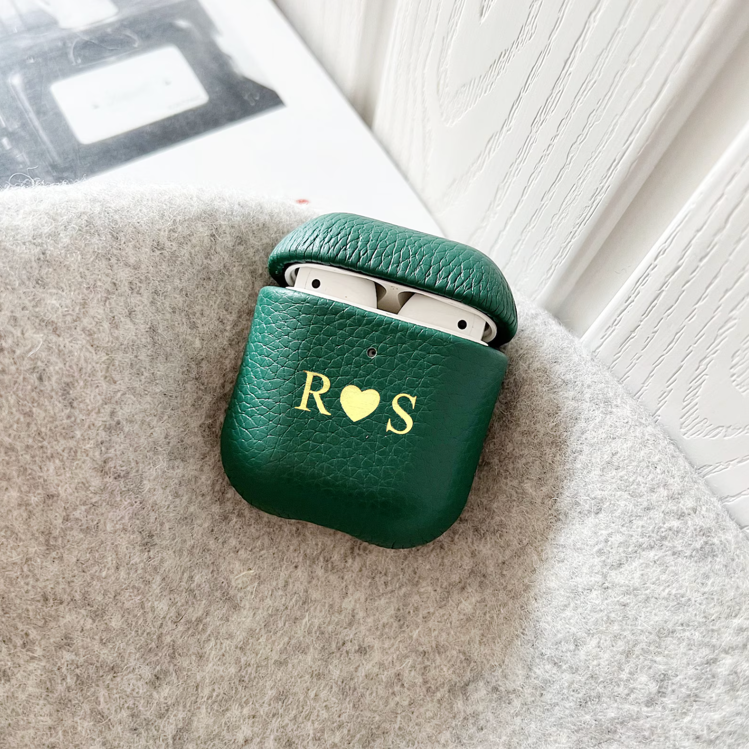 Personalized Initials Airpods Case