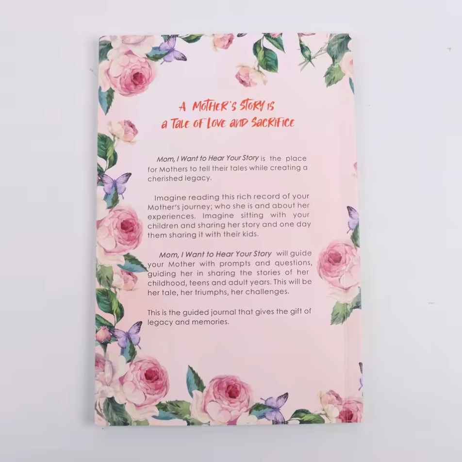 "Mom I Want To Hear Your Story" Journal Book