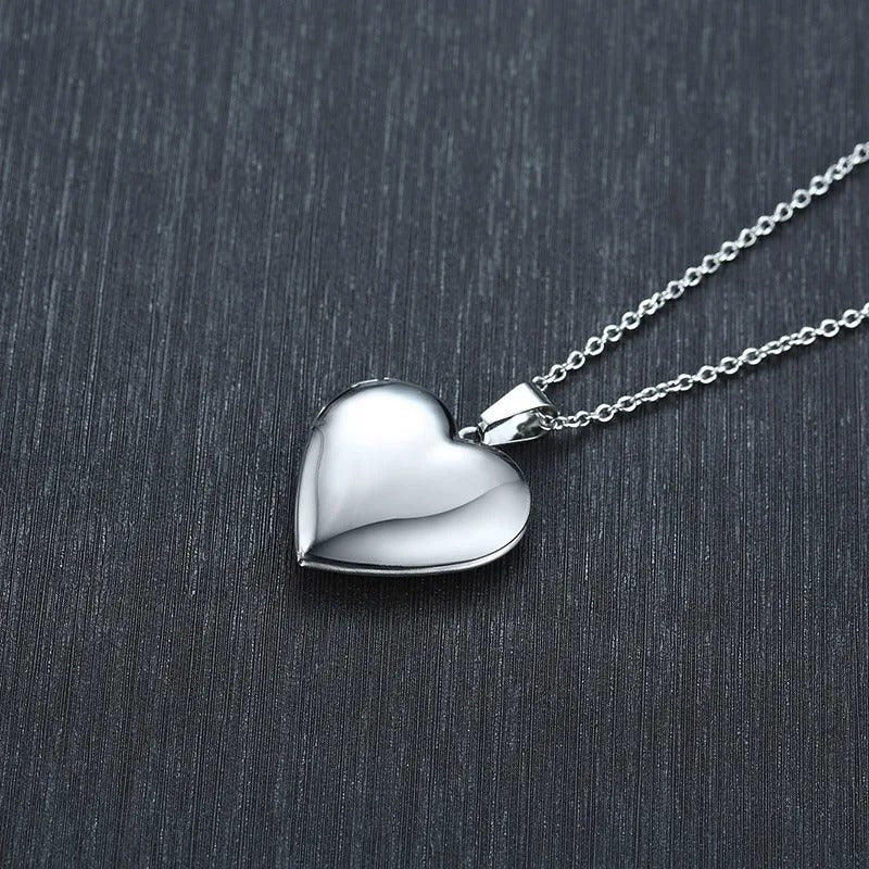 Personalized Heart Lock Necklace